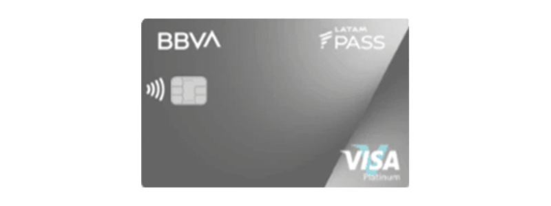 Tarjeta de Crédito BBVA Visa Platinum LATAM Pass