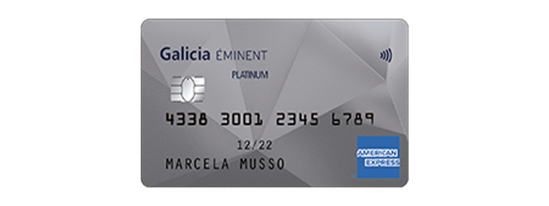Tarjeta de Crédito Galicia Éminent Amex Platinum